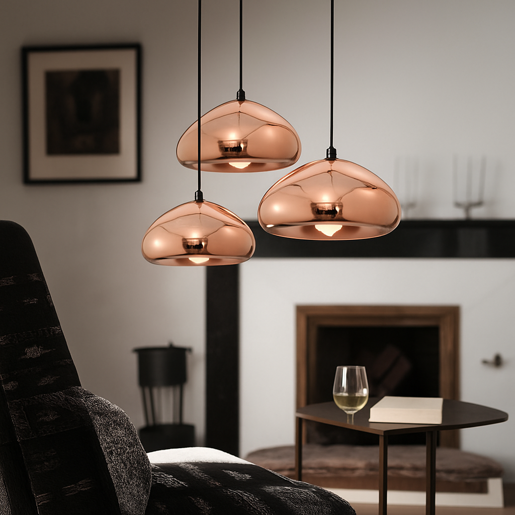Suspension design chromée de couleur Xoni - vue 4 sur 8