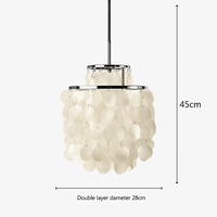 suspension design coquille italienne pour restaurant et intérieur