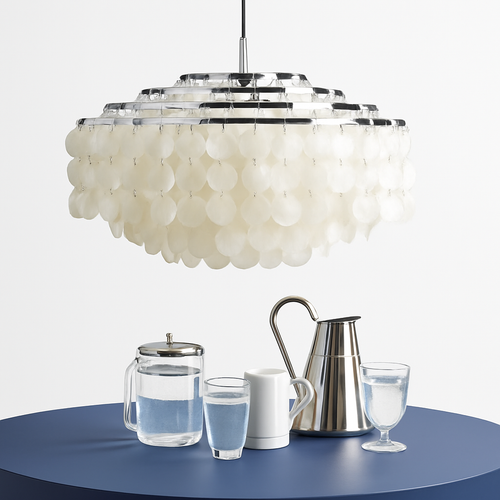 suspension design coquille italienne pour restaurant et intérieur - vue 5 sur 18