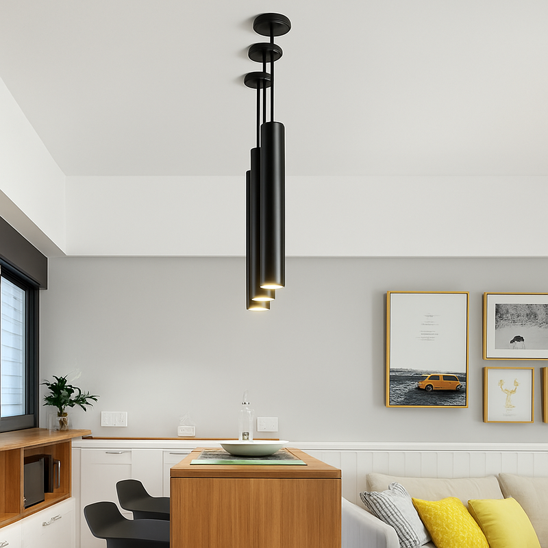 Suspension design cylindrique à LED Cob