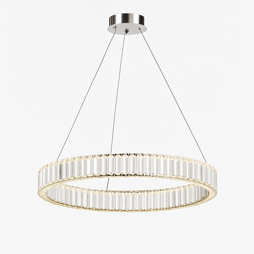 Suspension design dorée LED avec anneau en verre Luxury