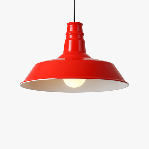 Suspension design LED avec abat-jour macaron coloré Loft