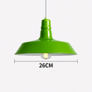 Suspension design LED avec abat-jour macaron coloré Loft