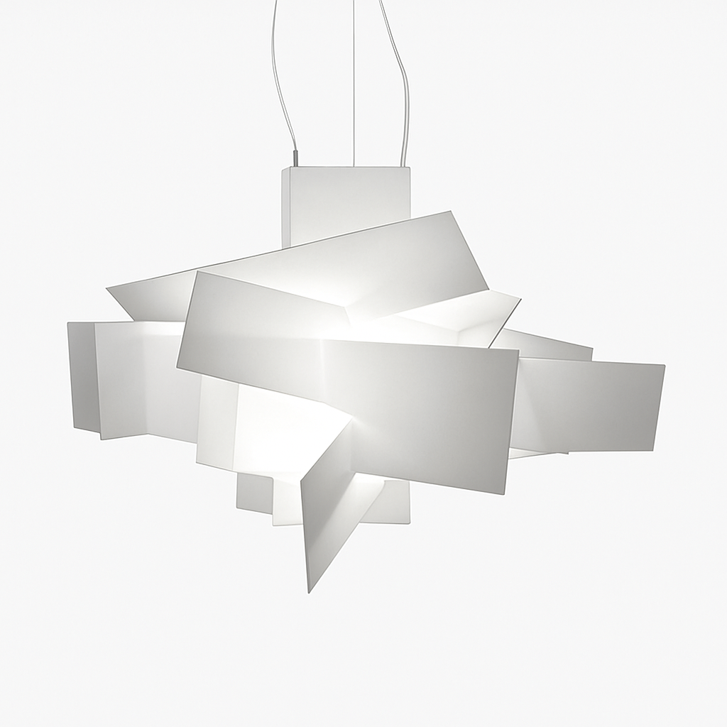 Suspension design LED avec plusieurs plaques colorées Italian Lofty - vue 5 sur 9