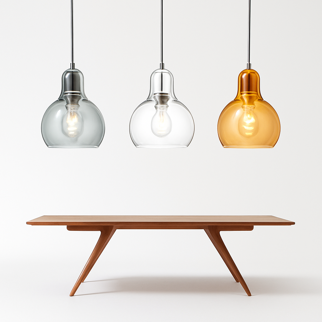 Suspension design LED en verre Loft - vue 2 sur 6