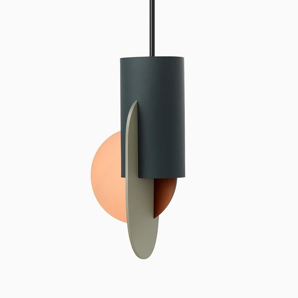 Suspension design LED formes colorés Afric - vue 12 sur 13