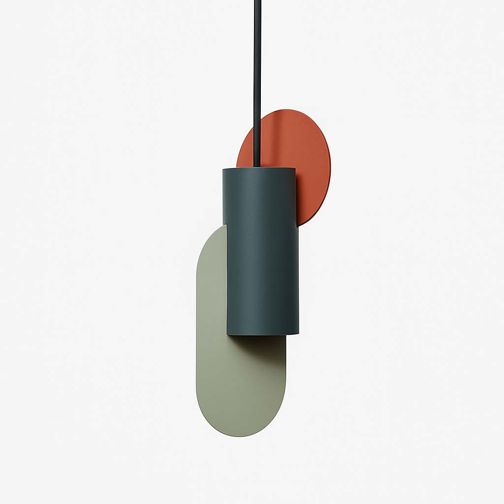 Suspension design LED formes colorés Afric - vue 10 sur 13