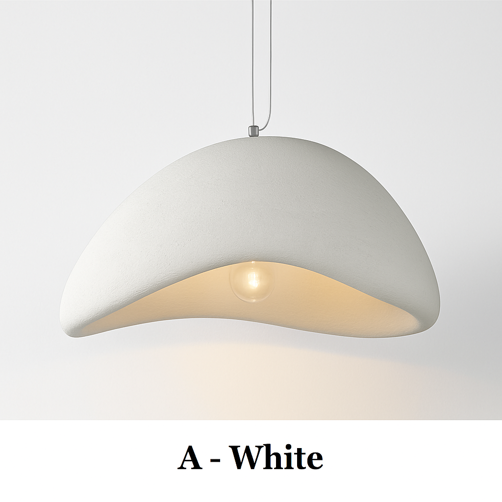 Minimalist designer LED pendant light with original Boaz shape