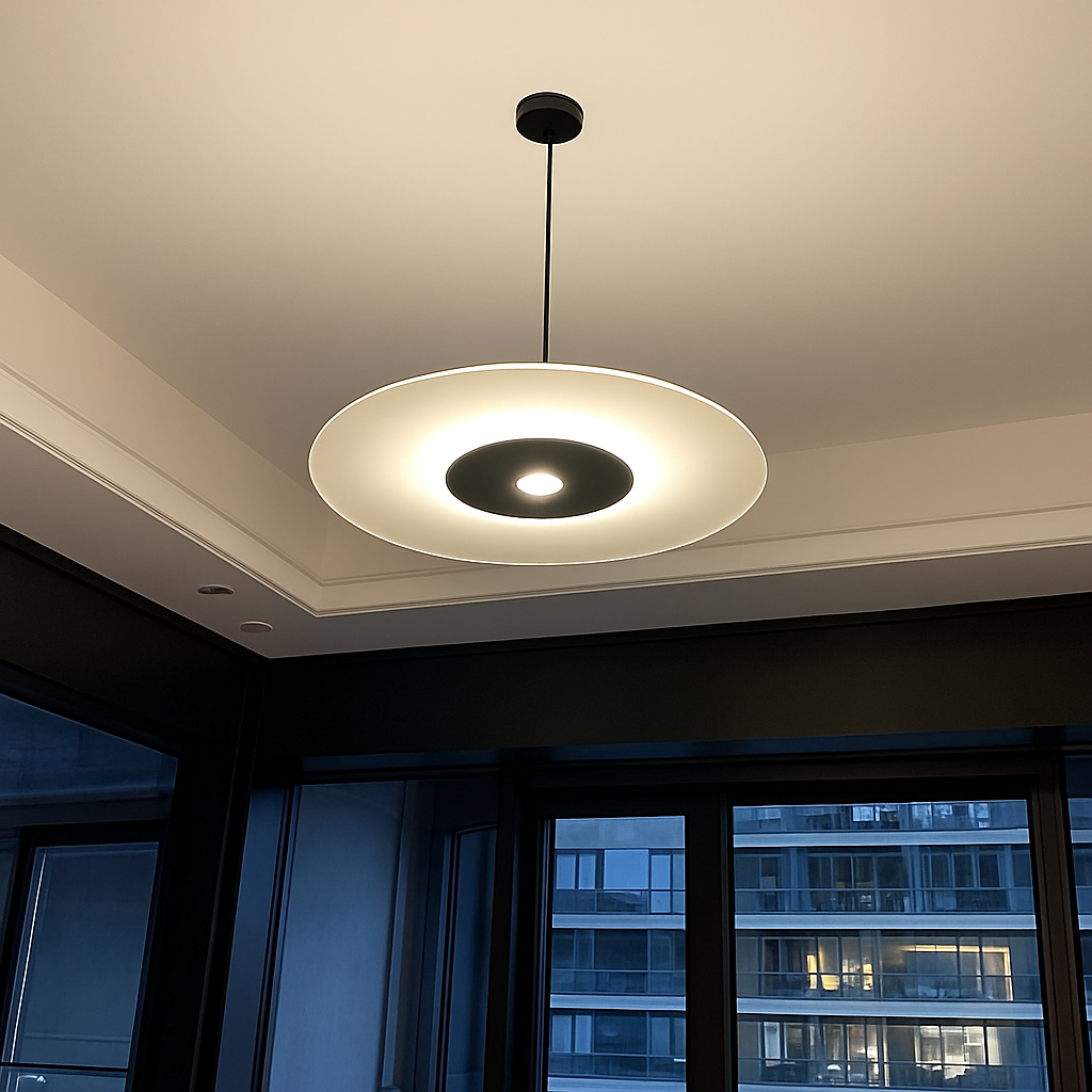 Suspension design minimaliste créative ronde - vue 4 sur 5