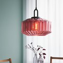 Modern coloured glass designer pendant light for interior decor