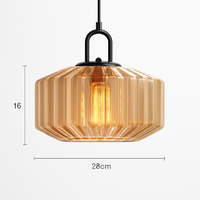 Modern coloured glass designer pendant light for interior decor