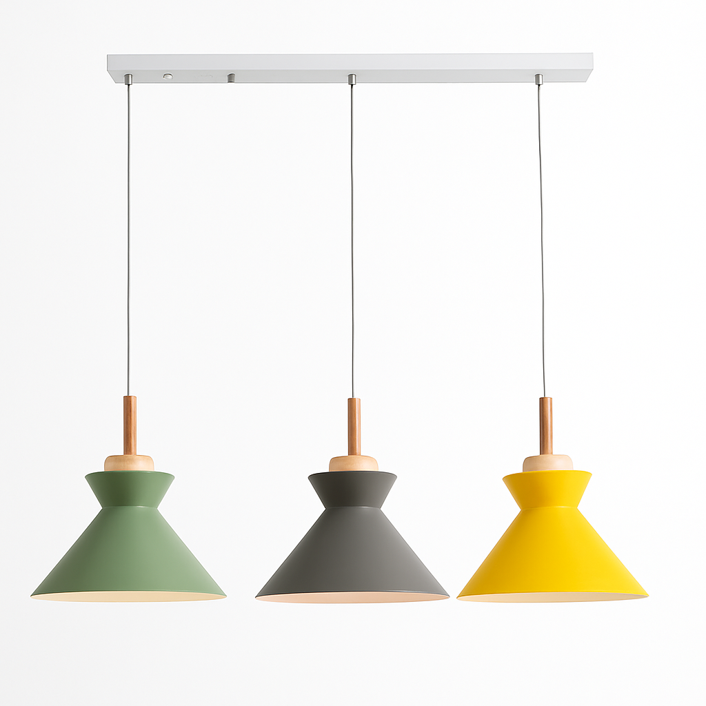 Suspension design moderne à LED de couleur Lampes - vue 13 sur 21