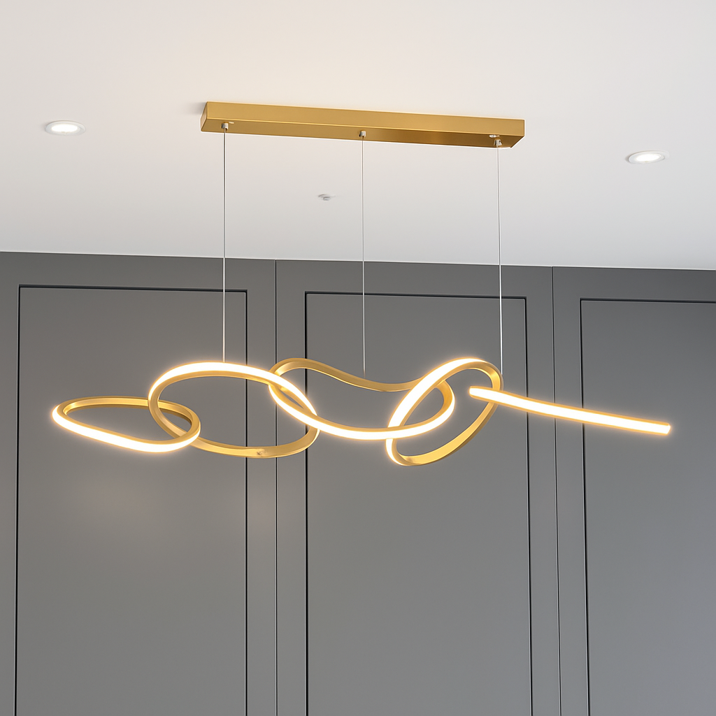suspension design moderne pour éclairage intérieur élégant - vue 5 sur 9