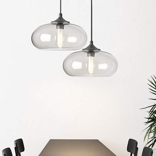 Suspension design ovale en verre Ball