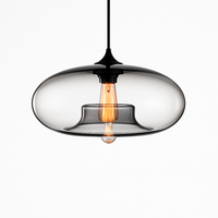 Suspension design ovale en verre Ball
