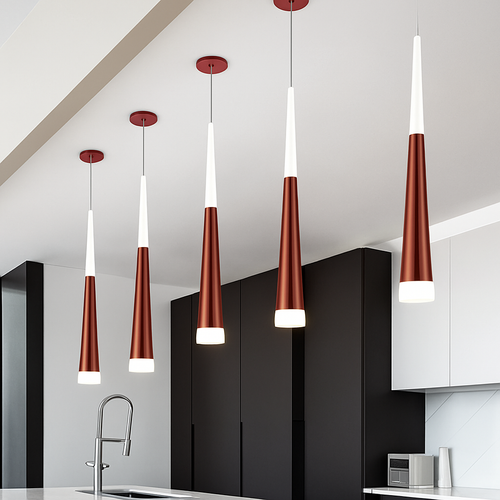 suspension en aluminium acrylique pour cuisine et bar