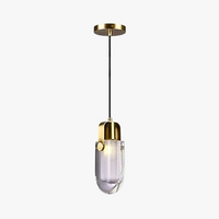 Suspension en cuivre au design moderne et minimaliste