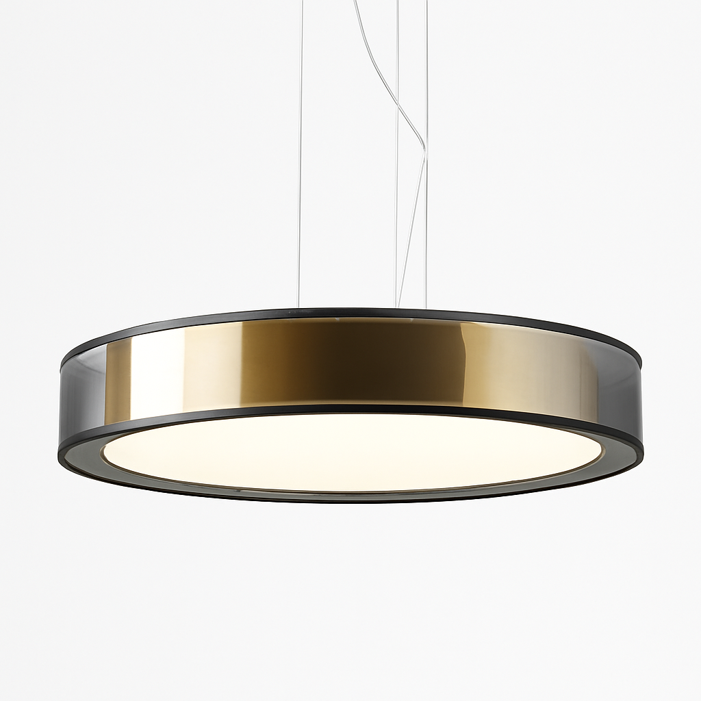 Post-modern copper pendant luxury decorative light nordic minimalist style - vue 11 sur 12