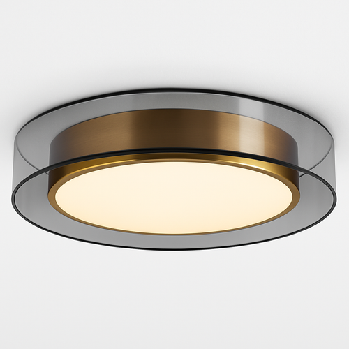 Post-modern copper pendant luxury decorative light nordic minimalist style - vue 12 sur 12