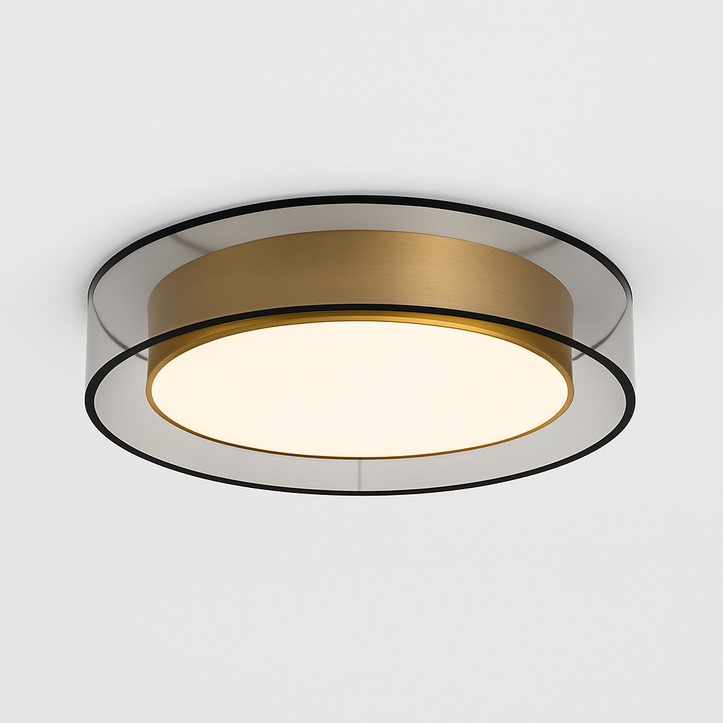 Post-modern copper pendant luxury decorative light nordic minimalist style - vue 10 sur 12