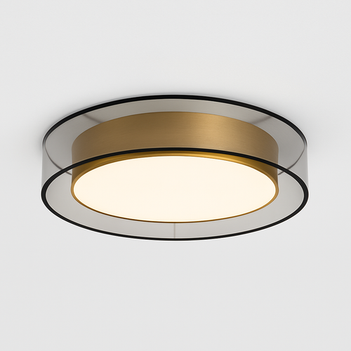 Post-modern copper pendant luxury decorative light nordic minimalist style - vue 10 sur 12