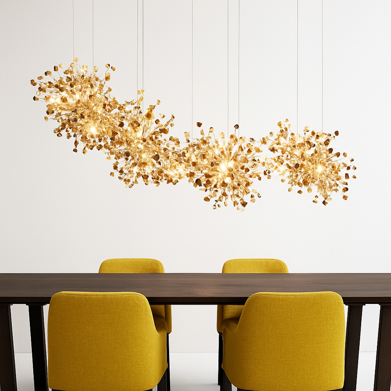 suspension en feuille d'acier inoxydable faites à la main