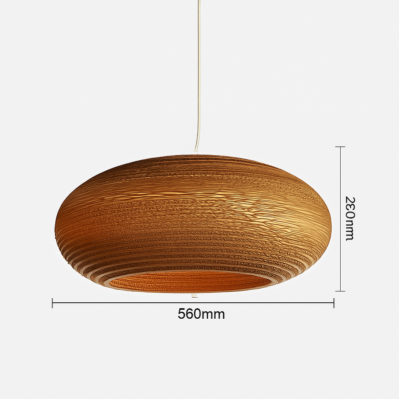 Suspension en papier carton (différentes formes)
