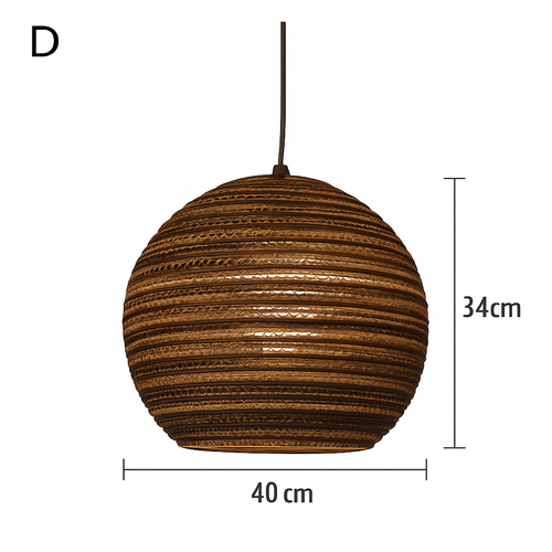 Suspension en papier carton (différentes formes) - vue 10 sur 17