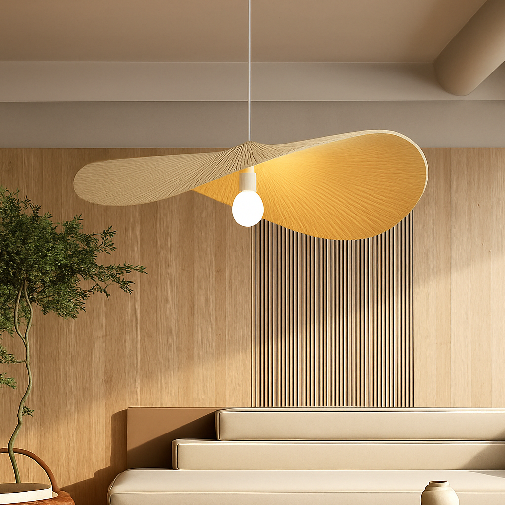 suspension en tissu nordique style chapeau pour décoration intérieure - vue 4 sur 12