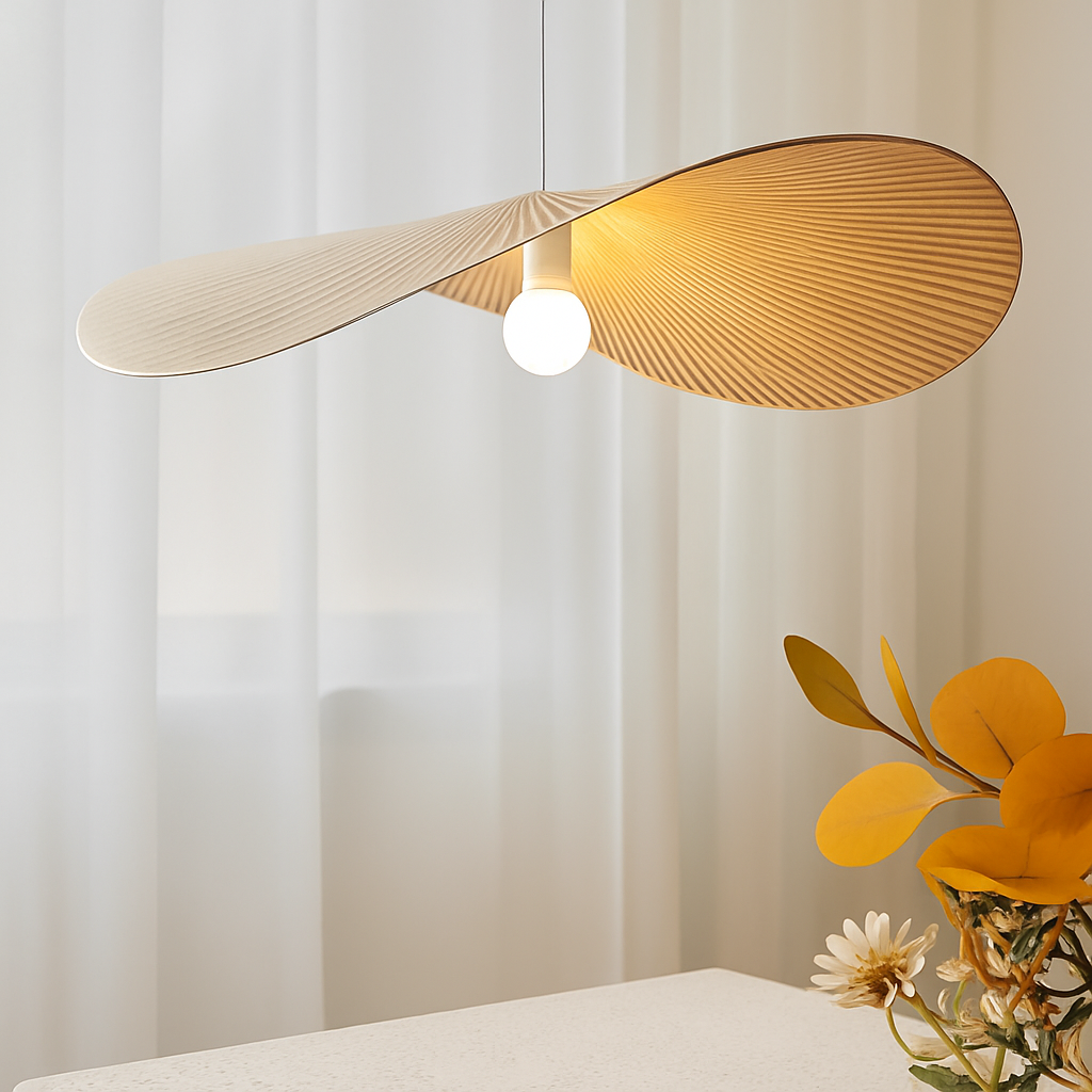 suspension en tissu nordique style chapeau pour décoration intérieure - vue 5 sur 12