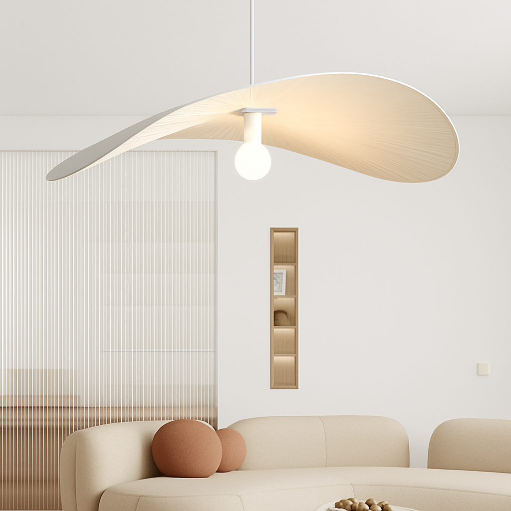 suspension en tissu nordique style chapeau pour décoration intérieure - vue 6 sur 12