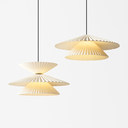 suspension en tissu origami pour décoration intérieure élégante