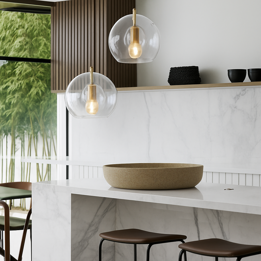 Suspension en verre au design industriel Simple et moderne - vue 4 sur 15