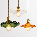 suspension en verre coloré style nordique pour intérieur moderne