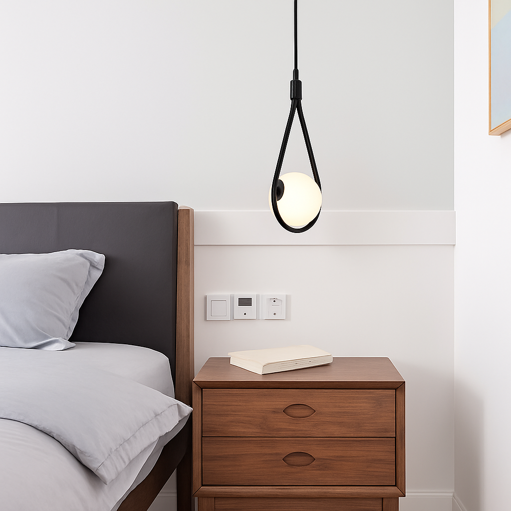 suspension en verre moderne pour décoration intérieure élégante - vue 3 sur 5