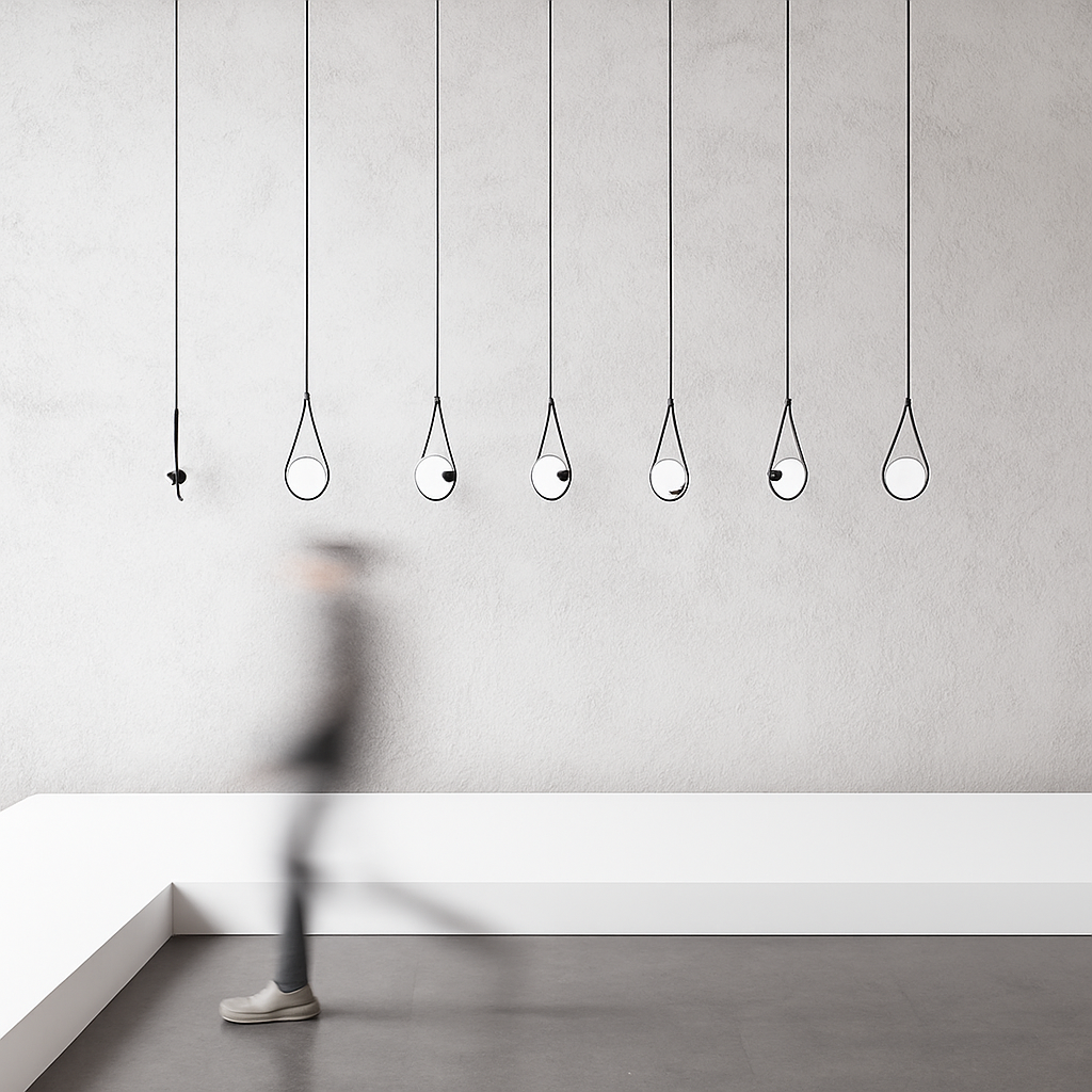 suspension en verre moderne pour décoration intérieure élégante - vue 4 sur 5