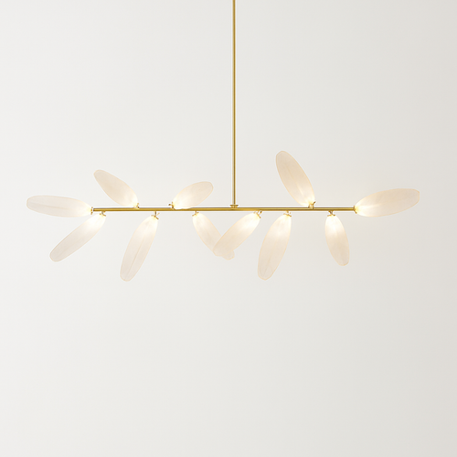 suspension en verre moderne pour décoration intérieure élégante
