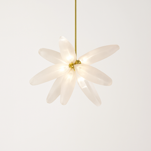 suspension en verre moderne pour décoration intérieure élégante