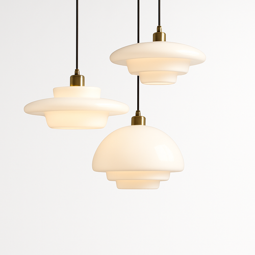 suspension en verre nordique pour décoration intérieure élégante