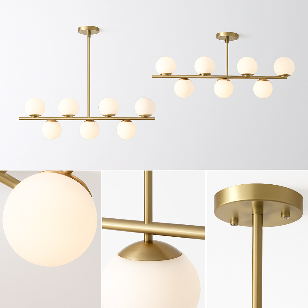 suspension en verre pour décoration moderne et élégante - vue 8 sur 7