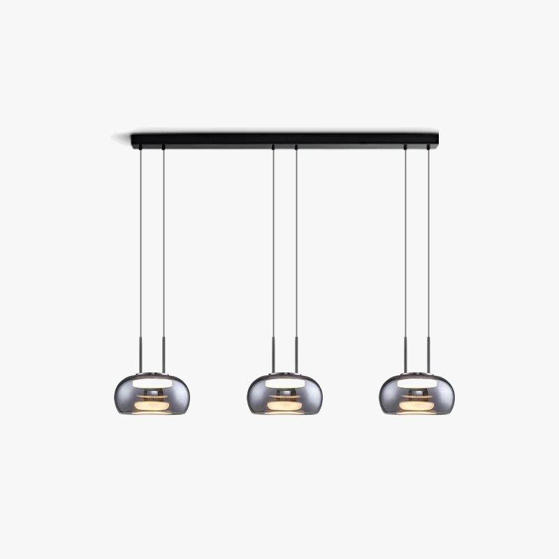 Suspension en verre pour restaurant