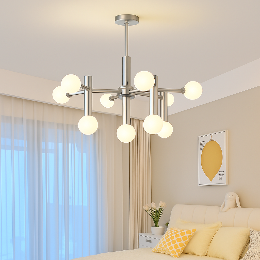 suspension en verre style bauhaus pour décoration moderne - vue 5 sur 8