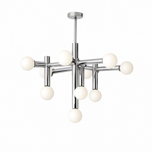 suspension en verre style bauhaus pour décoration moderne