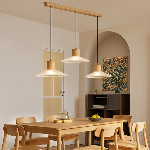 suspension en verre vintage moderne pour intérieur décoratif