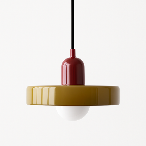Suspension en vitrail pour restaurant salon cuisine lustre suspendu applique plafonnier couloir entrée allée G9 - vue 13 sur 18