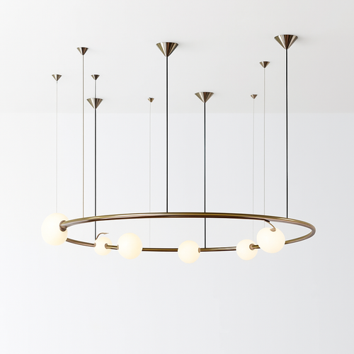 suspension globe post-moderne pour projet d'hôtel winfordo