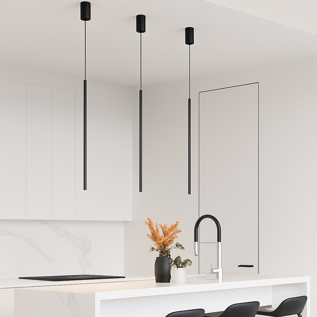 suspension led au design minimaliste pour restaurant ou bar - vue 4 sur 14