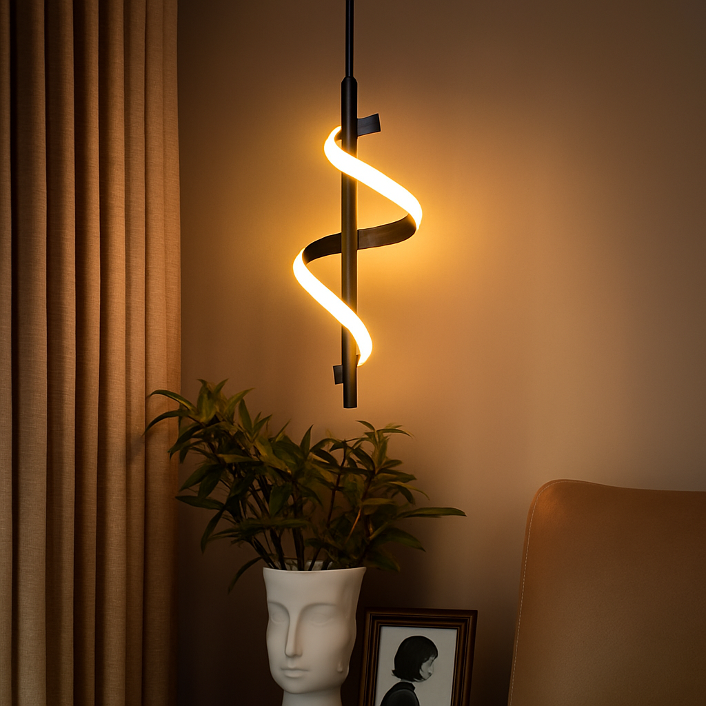 Suspension LED au design moderne et créatif - vue 4 sur 12