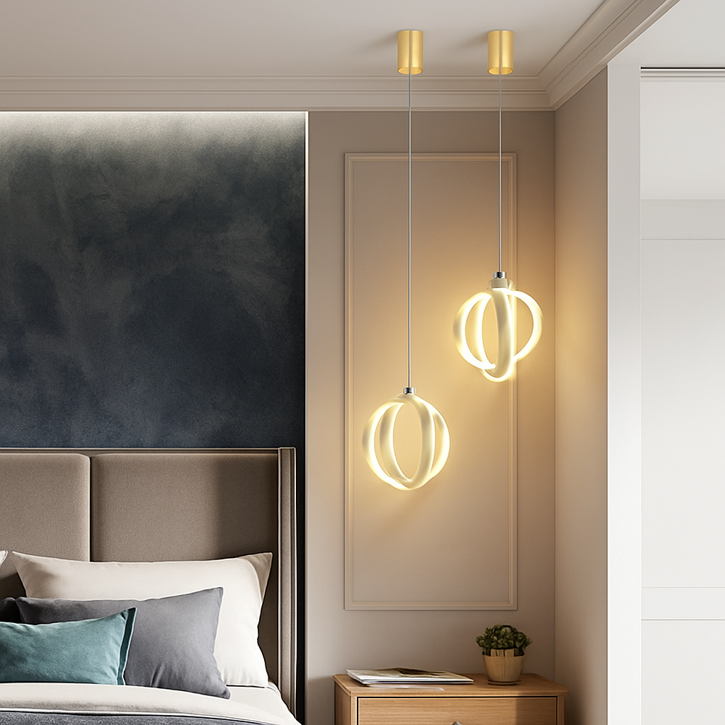 Suspension LED au design moderne et créatif - vue 5 sur 14
