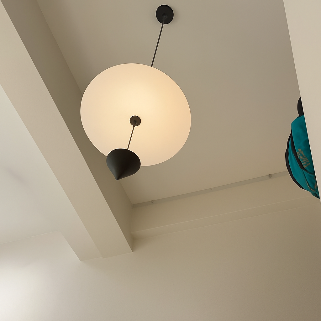 suspension led conique art déco hauteur réglable - vue 7 sur 7
